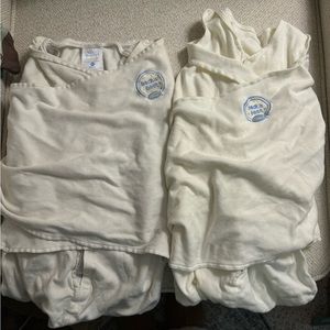 Two Halo newborn sleep sack swaddles